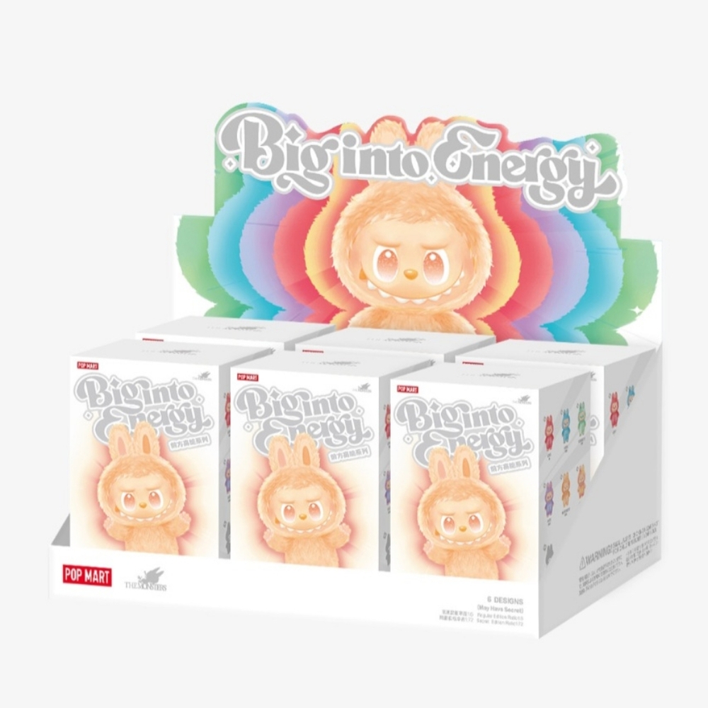 Whole Case 100% Authentic Pop Mart Big Into Energy - Blind Box  Unopened